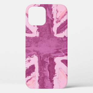 Union Jack geschilderd UK Art Plum Case-Mate iPhone Case
