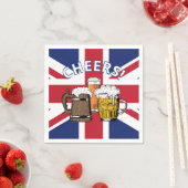 UNION JACK Great British Beer Paper Servet (Insitu)