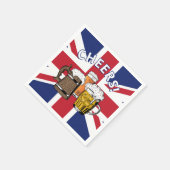 UNION JACK Great British Beer Paper Servet (Hoek)