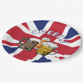 UNION JACK Great British Beer Papieren Bordje (Gekanteld)