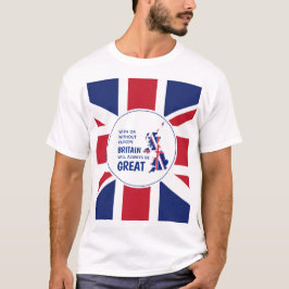 UNION JACK Groot-Brittannië altijd geweldige BREXI T-shirt