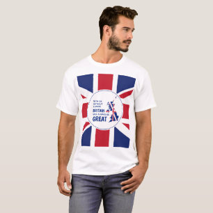 UNION JACK Groot-Brittannië altijd geweldige BREXI T-shirt