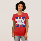 UNION JACK Groot-Brittannië altijd Great Red BREXI T-shirt (Voorkant volledig)
