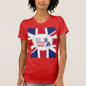 UNION JACK Groot-Brittannië altijd Great Red BREXI T-shirt (Voorkant)