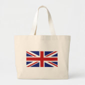 Union Jack Grote Tote Bag (Voorkant)