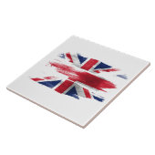 Union Jack grunge Tegeltje (Zijkant)
