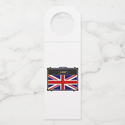 Union Jack Guitar Amplifier Flessenhanger (Achterkant)