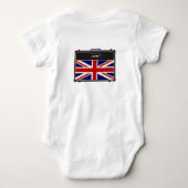 Union Jack Guitar Amplifier Romper (Achterkant)