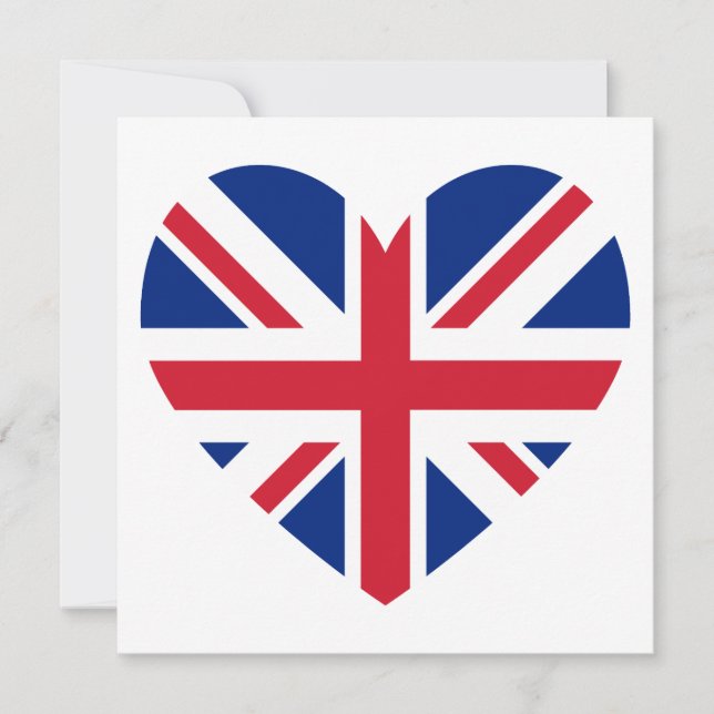 Union Jack Heart Shape (Voorkant)