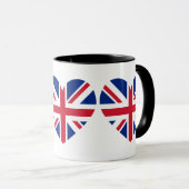 Union Jack Heart Shape Mok (Voorkant rechts)
