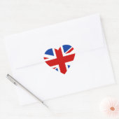 Union Jack Heart Sticker (Envelop)
