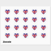 Union Jack Heart Sticker (Vel)