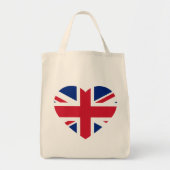 Union Jack Heartflag gtcnt Tote Bag (Voorkant)