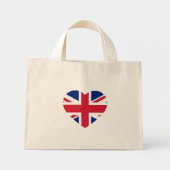 Union Jack Heartflag tcnt Mini Tote Bag (Voorkant)