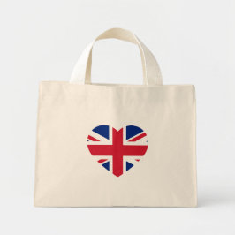 Union Jack Heartflag tcnt Mini Tote Bag
