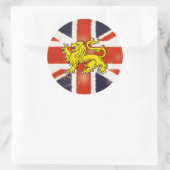  Union Jack Heraldry Lion Sticker (Tas)