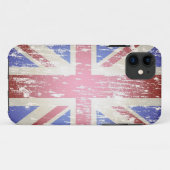 Union Jack Hoesje-Mate Hoesje iPhone 5 Hoesjes (Achterkant (horizontaal))