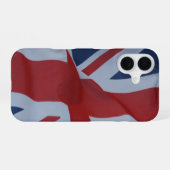 union jack iPhone 16 hoesje (Achterkant horizontaal)