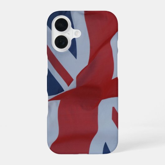 union jack iPhone 16 hoesje (Achterkant)