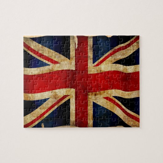 Union Jack Jigzaag Puzzle Legpuzzel (Horizontaal)