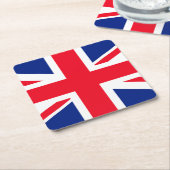 Union Jack Kartonnen Onderzetters (Schuin)