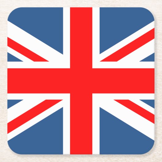 Union Jack Kartonnen Onderzetters (Voorkant)