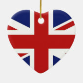 Union Jack Keramisch Ornament (Achterkant)