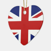 Union Jack Keramisch Ornament (Links)