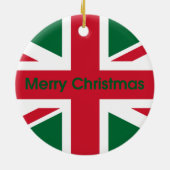Union Jack Keramisch Ornament (Achterkant)
