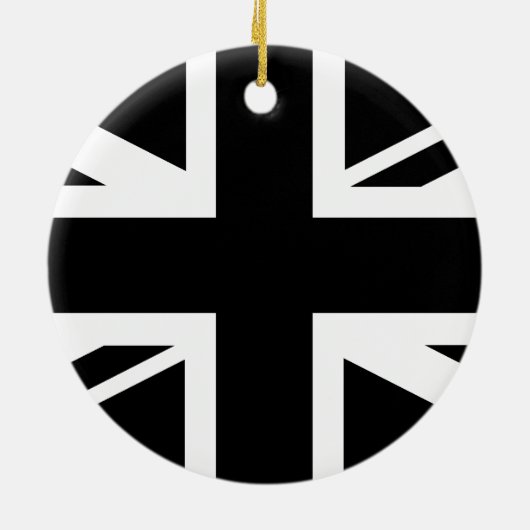 Union Jack Keramisch Ornament (Achterkant)
