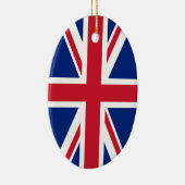 Union Jack Keramisch Ornament (Rechts)
