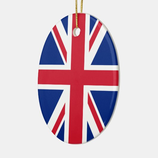 Union Jack Keramisch Ornament (Links)
