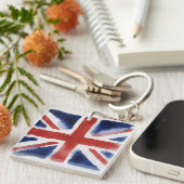 Union jack key rings sleutelhanger (Voorkant Rechts)