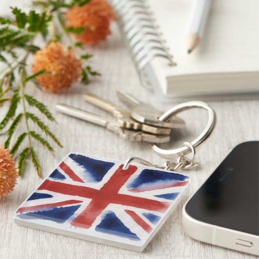 Union jack key rings sleutelhanger (Voorkant Rechts)