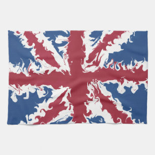 Union Jack Kitchen, Liquid Art Verenigd Koninkrijk Theedoek