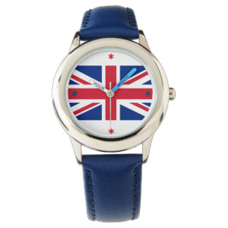 Union Jack kleurrijke polshorloge Horloge