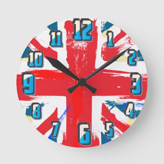 Union Jack-klok Ronde Klok (Voorkant)