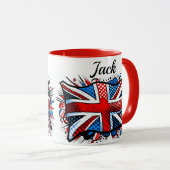 Union jack koffiekop mok (Voorkant rechts)