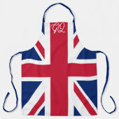Union Jack kookschort - Retro Britse vlag cadeau Schort (Voorkant)