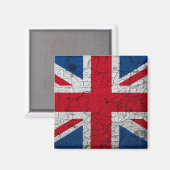 Union Jack Kühlschrankmagnet / Magnet (Voorkant / Achterkant)