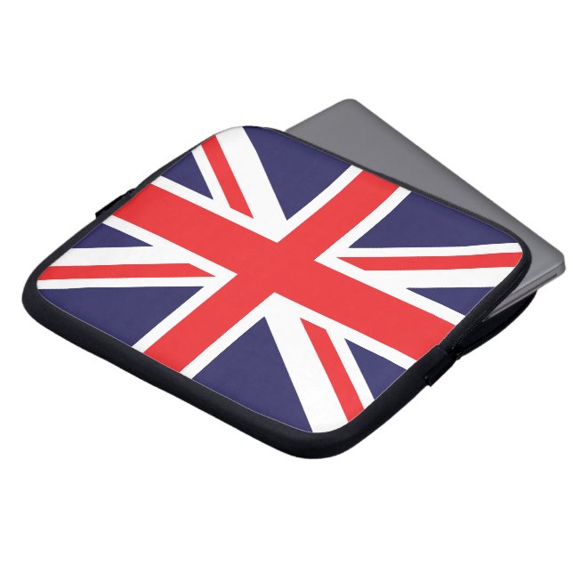 Union Jack Laptop Sleeve (Voorkant top)