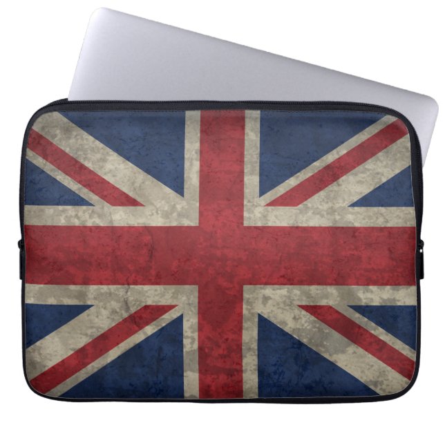 Union Jack-laptophoes Laptop Sleeve (Voorkant)