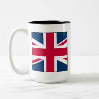 Union Jack Large Two Tone 15 Oz Mug Tweekleurige Koffiemok