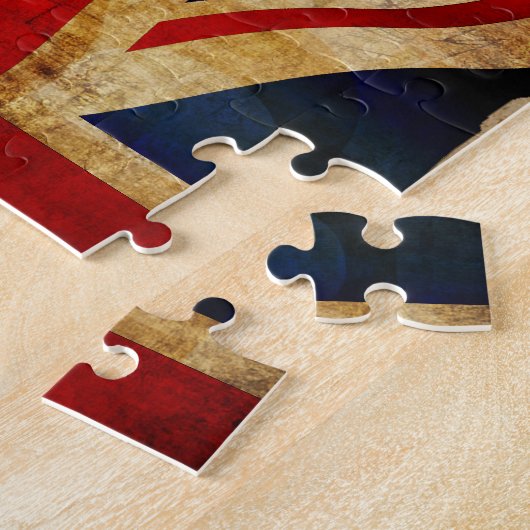 Union Jack Legpuzzel (Zijkant)