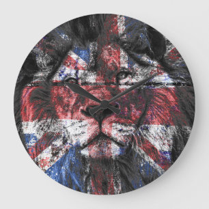 Union Jack Lion Grote Klok