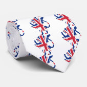 Union Jack Lion Rampant Stropdas (Opgerold)