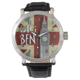 Union Jack London Big Ben Horloge