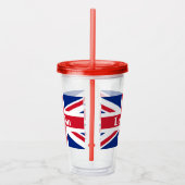 Union Jack London ~ British Flag Acryl Drinkbeker (Rechts)