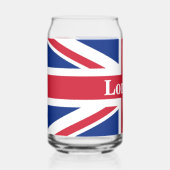 Union Jack London ~ British Flag Blikvorm Glas (Voorkant)