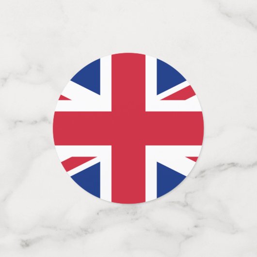 Union Jack London ~ British Flag Confetti (Kleine voorkant)